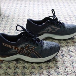 Navy Asics Trail/Running Shoes